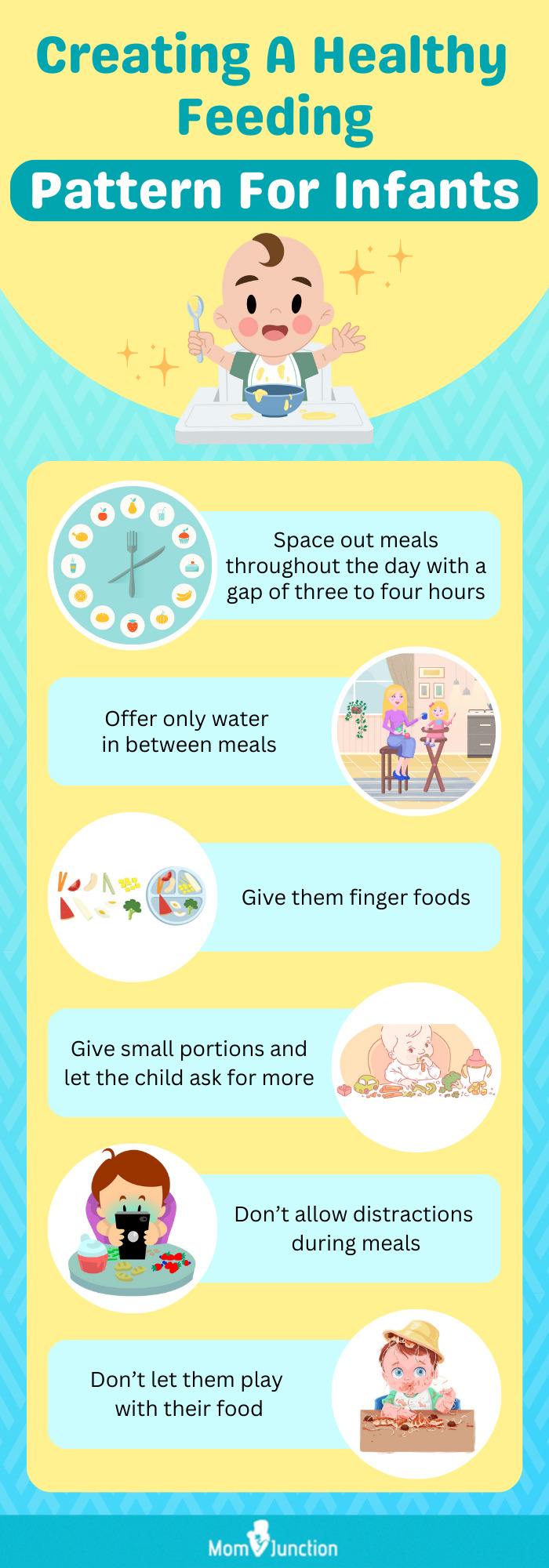 tips to help feed your infant better (infographic)