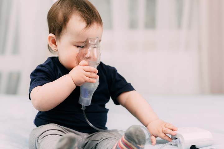 Baby wheezing can occur with other symptoms