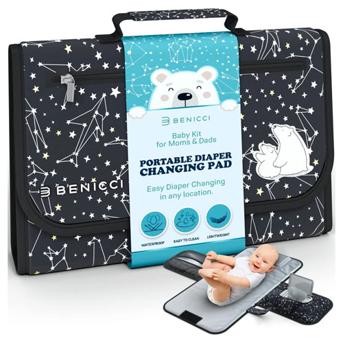 Compact Changing Pad - Sea Blue – Comfy Cubs