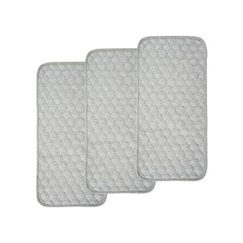 Monvecle 4pcs Pack Baby Infant Waterproof Cotton Changing Pads Washable  Resuable Diapers Liners Mats (4pcs Pack-18x12)