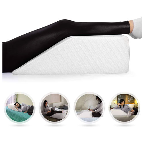 Back Support Systems Knee-T Leg Pillow Patented - Medical Grade High  Density Foam Knee Pillow for Sleeping, Back Pain Relief, Hip and Sciatica  Pain, Side Sleepe…