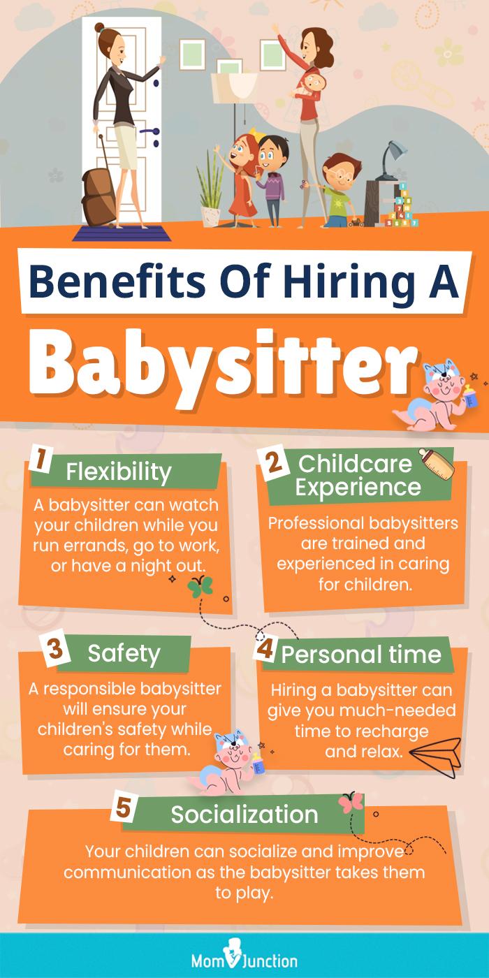 benefits of hiring a babysitter (infographic)