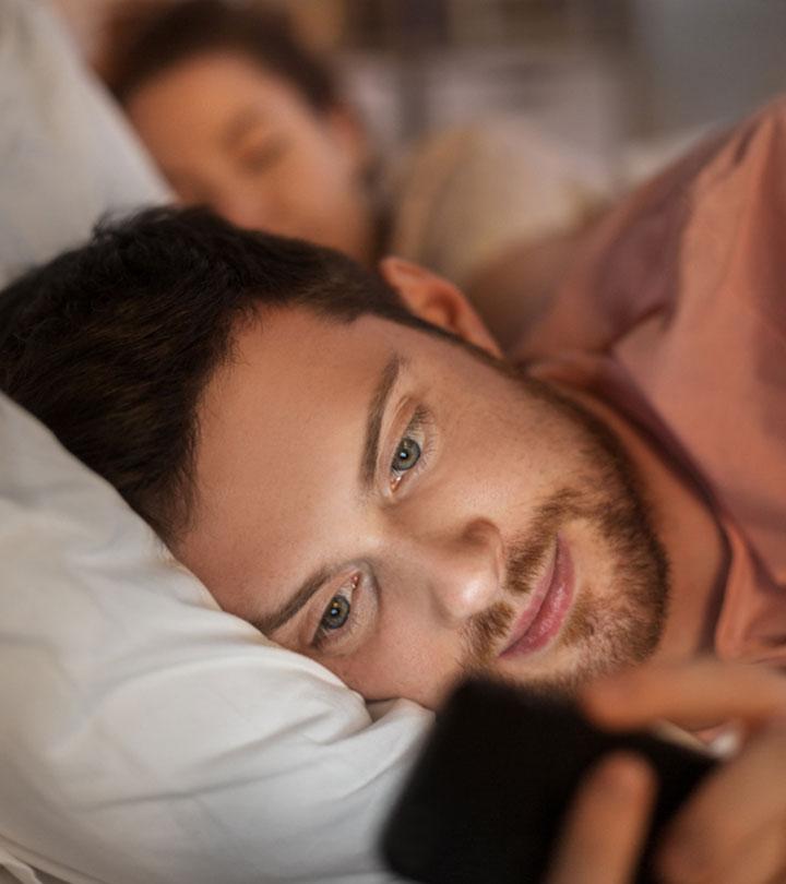 A man cheating on his wife
