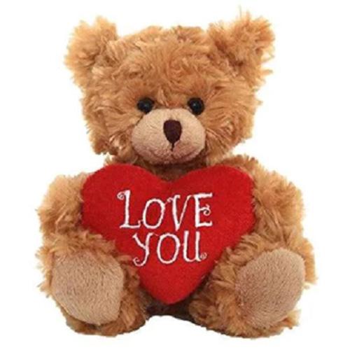  Personalized Stuffed Teddy Bear Gift for Her, Him, 16 Inch -  Cute Custom Brown Bear with Your Name and Year on The Feet : Toys & Games