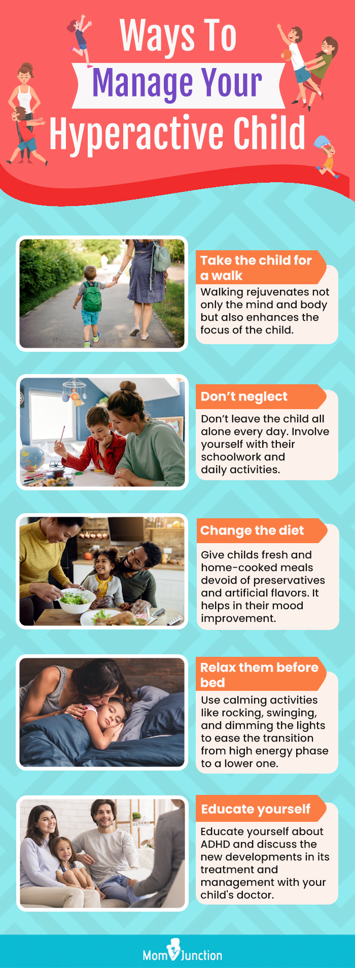 ways to manage your hyperactive child (infographic)