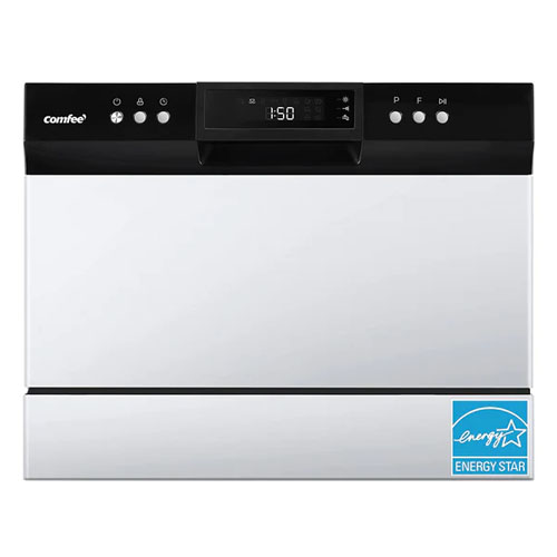  ChuMaste dishwasher, countertop dishwasher with water  tank,countertop dishwasher with 5 wash programs, portable dishwasher can  also be connected to the tap. For apartments, dorms, offices, RVs. :  Appliances
