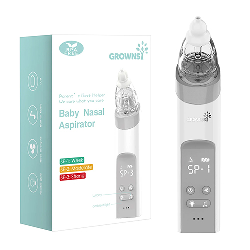 Electric Baby Nasal Aspirator, The NozeBot by Dr. Noze Best, Hospital  Grade Suction, Nasal Vacuum