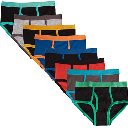  Trimfit Boys Soft Cotton Colorful Briefs Pack of 7 Kids  Underwear: Clothing, Shoes & Jewelry