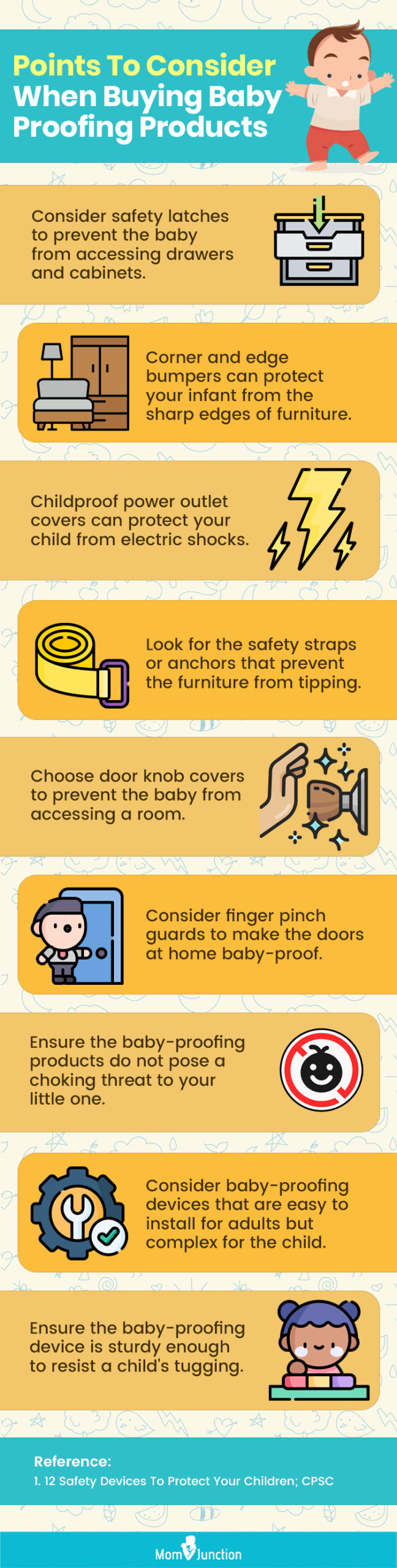Baby Proofing Checklist - 40 Ways to Make Your Space Safe