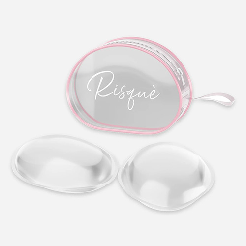 SEEKUP Women Silicone Bra Pads Inserts Breast Enhancer Bust Push Large,  Clear