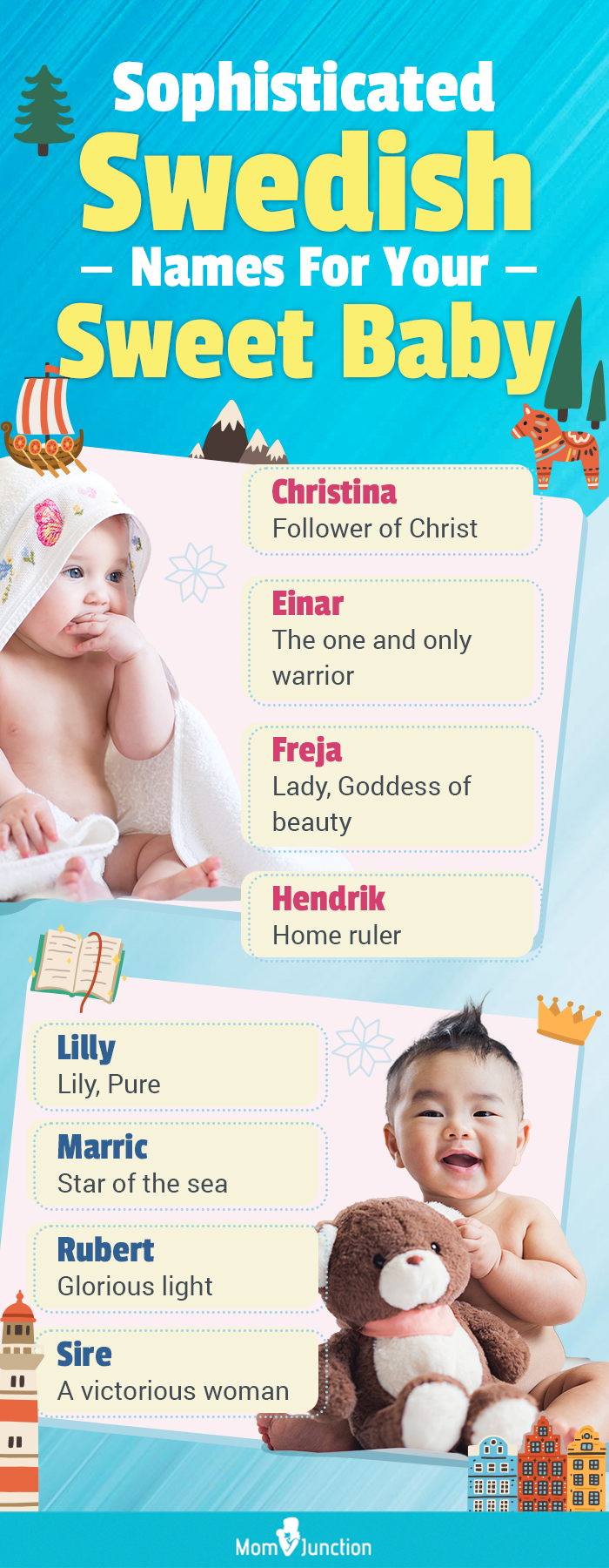 sophisticated swedish names for your sweet baby (infographic)