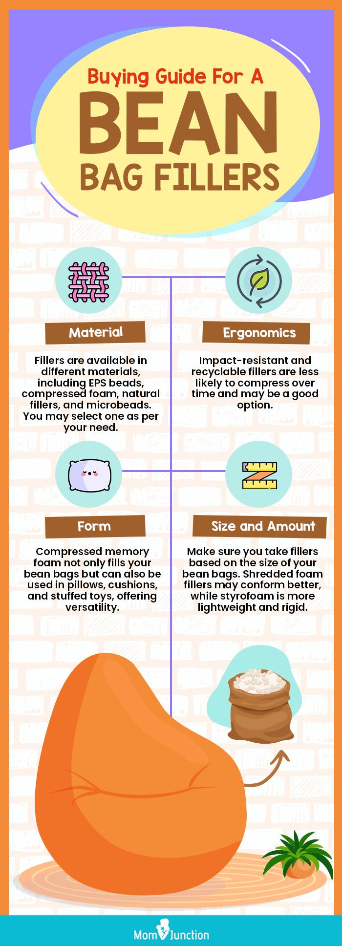 Add Bed Filler - Styrofoam Balls (bean bag)