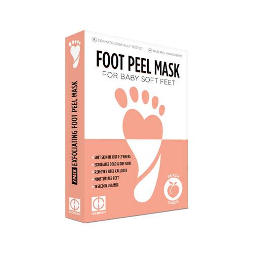  Lavinso Foot Peel Mask for Dry Cracked Feet – 2 Pack Dead Skin  Remover and Callus - Exfoliating Peeling Soft Baby Feet, Original Scent :  Beauty & Personal Care