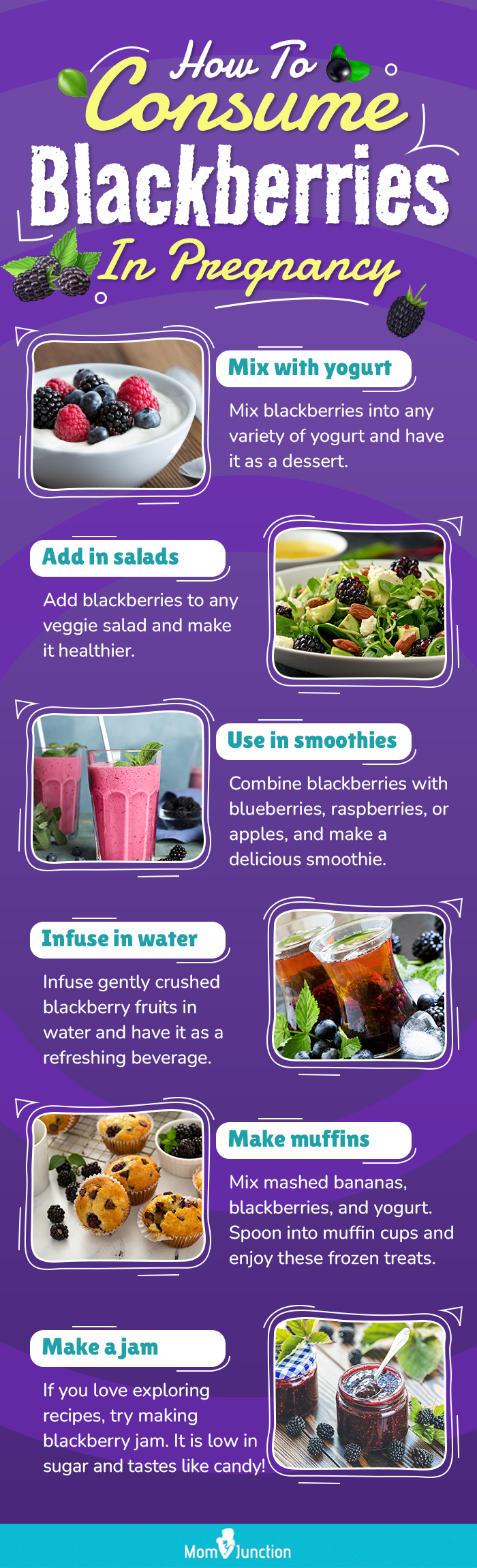 how to consume blackberries in pregnancy (infographic)