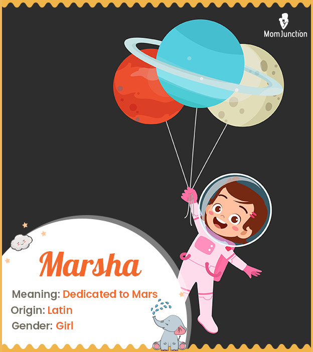Marsha meaning Dedicated to Mars