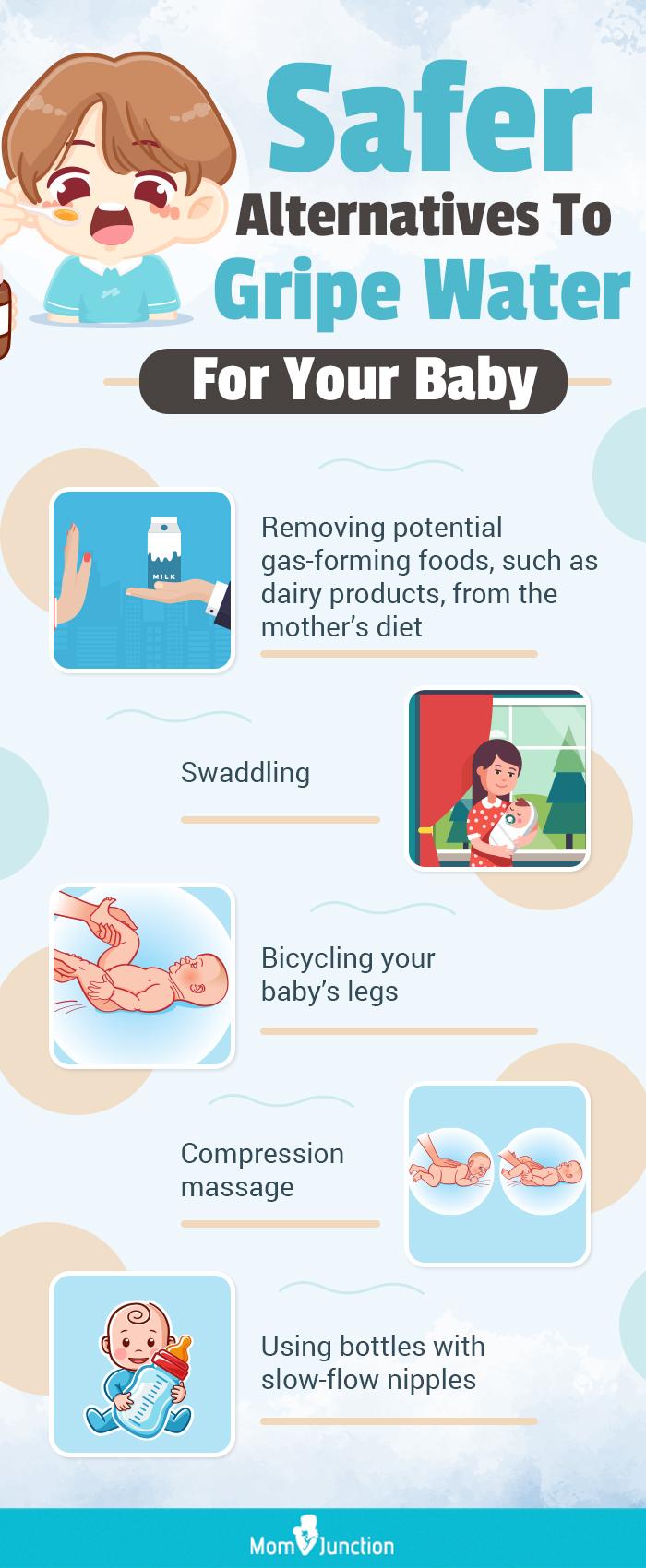 safer alternatives to gripe water for your baby(infographic)