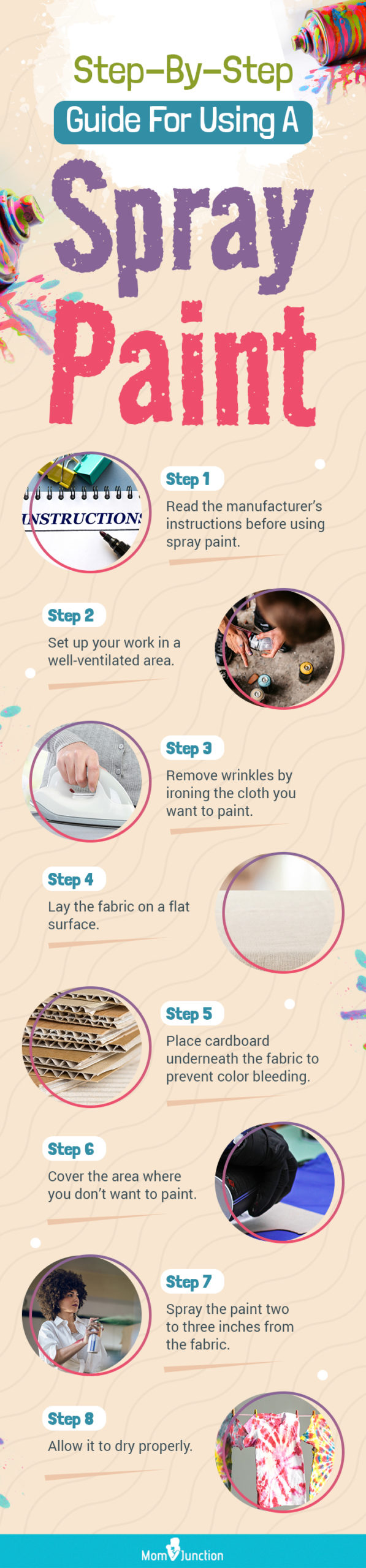 DIY How to SPRAY PAINT a Fabric, Glitter, Make Waterproof 