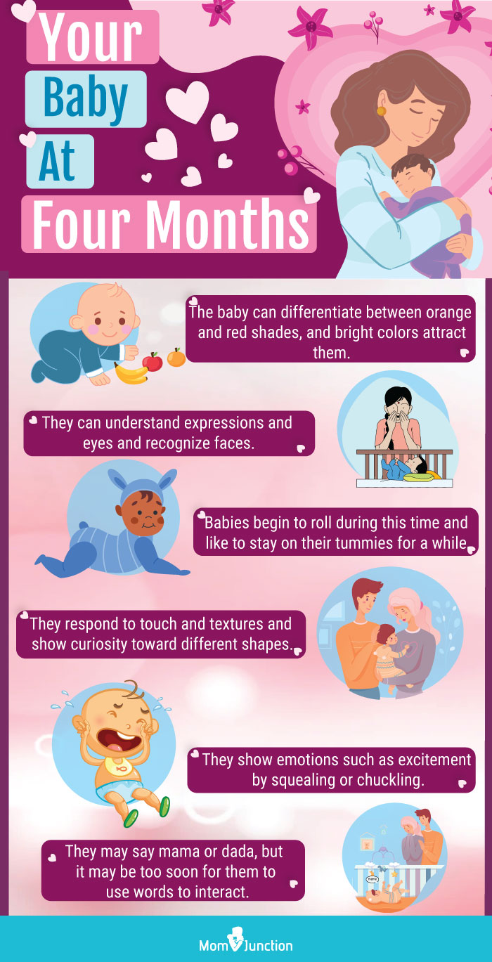  your baby at four months (infographic) 