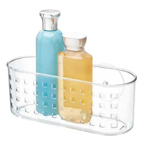 Corner Shower Basket Caddy with Adjustable Power Lock Suction Cups