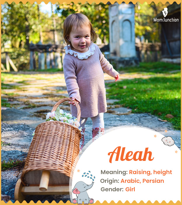Aleah, meaning exalted