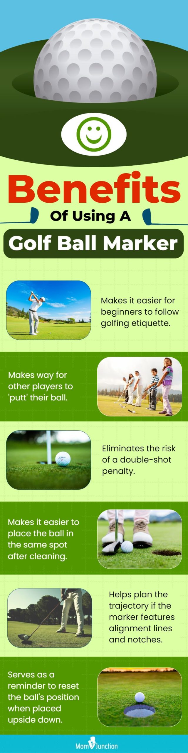 Benefits Of Using A Golf Ball Marke (infographic)