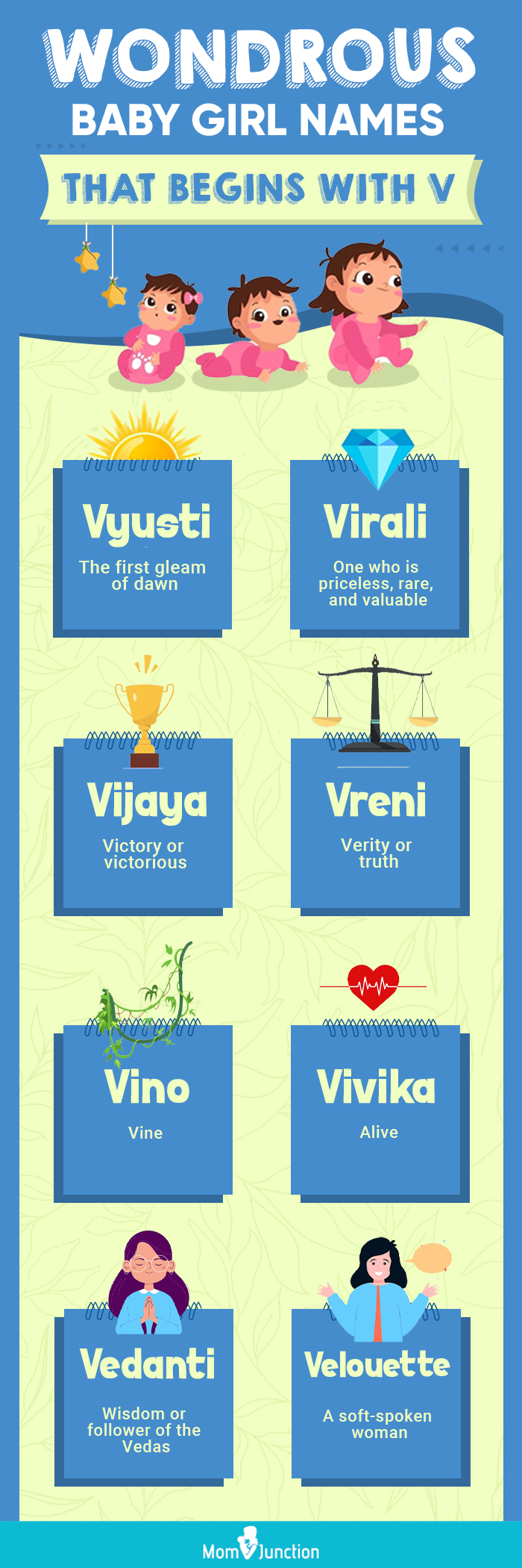 wondrous baby names that begins with v (infographic)