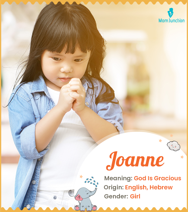 Joanne, feminine name honoring god