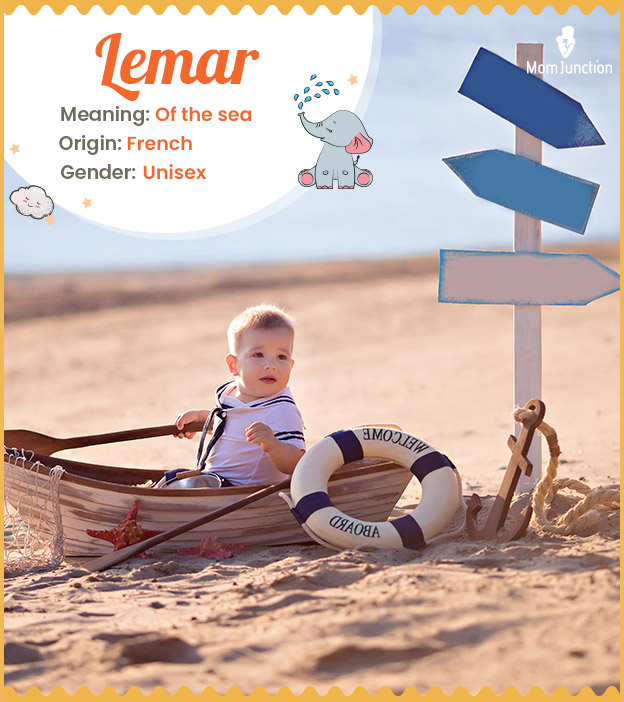 Lemar, a French unisex name