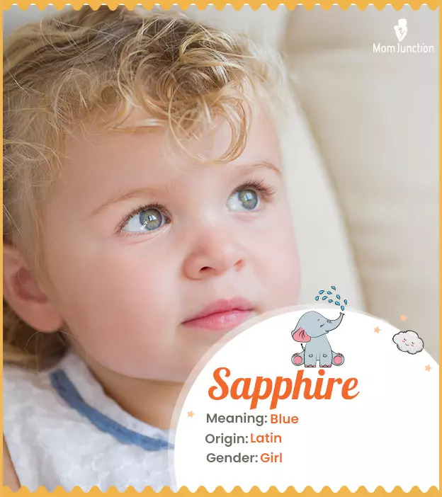 Sapphire discount hindi name