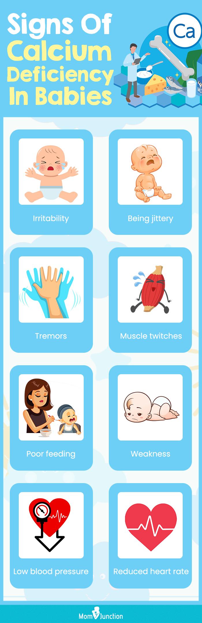 signs of calcium deficiency in babies (infographic) 