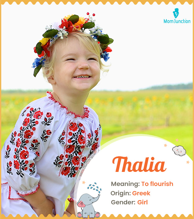 Thalia, a flourishing girl