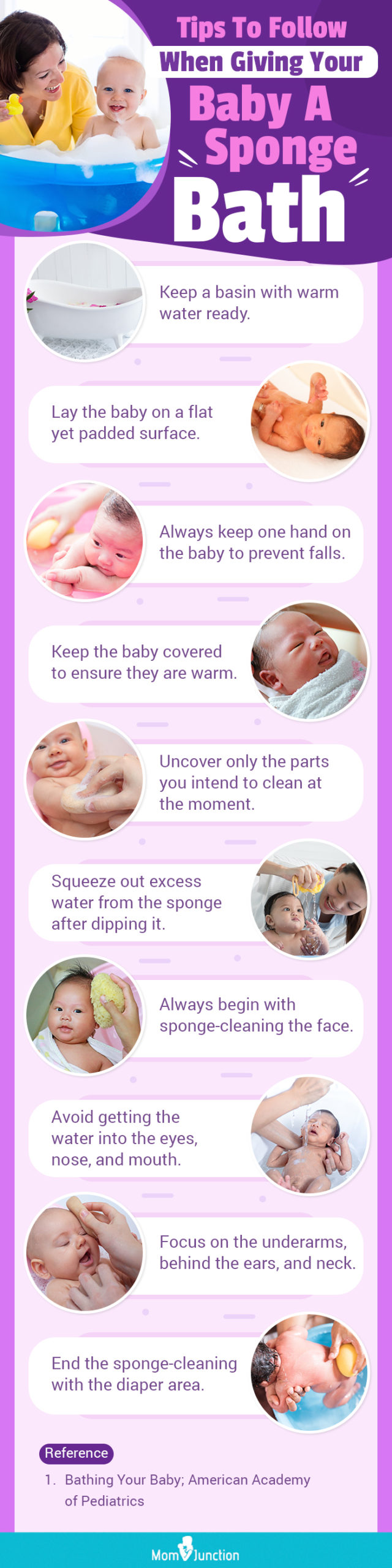 Baby Sponge Bath: How To Give Your Newborn A Sponge Bath?