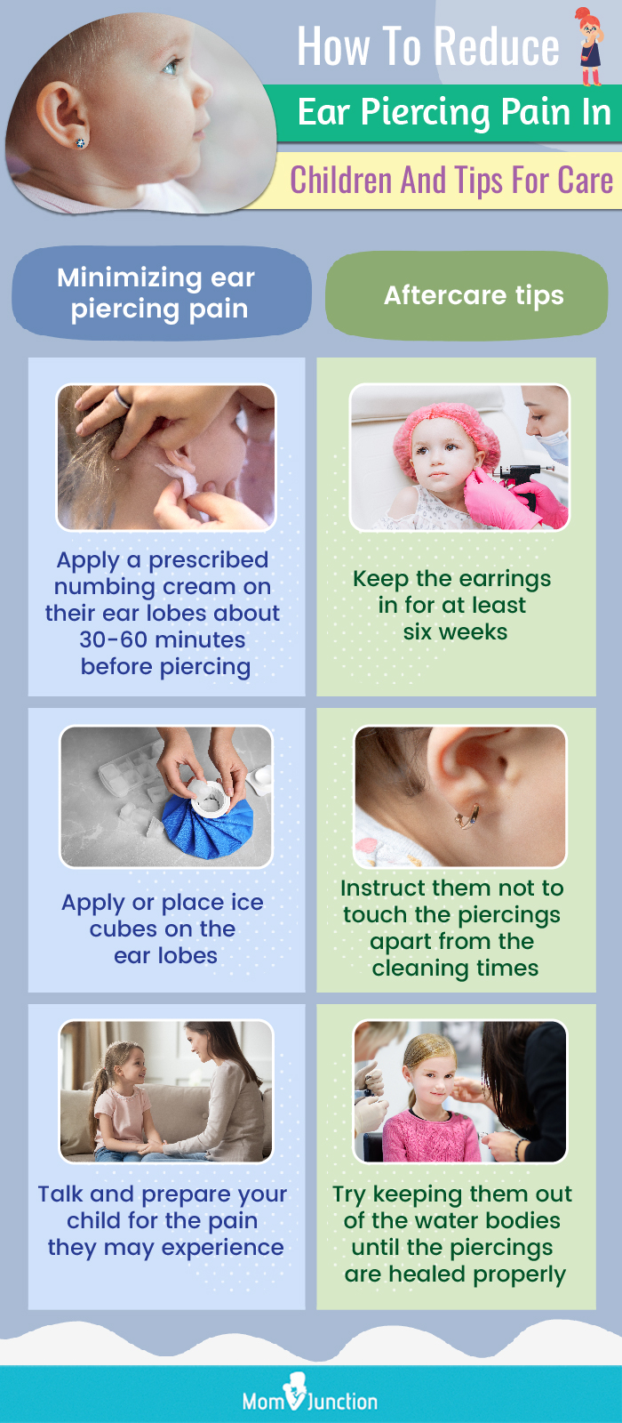 How To Reduce Ear Piercing Pain In Children Tips For Care