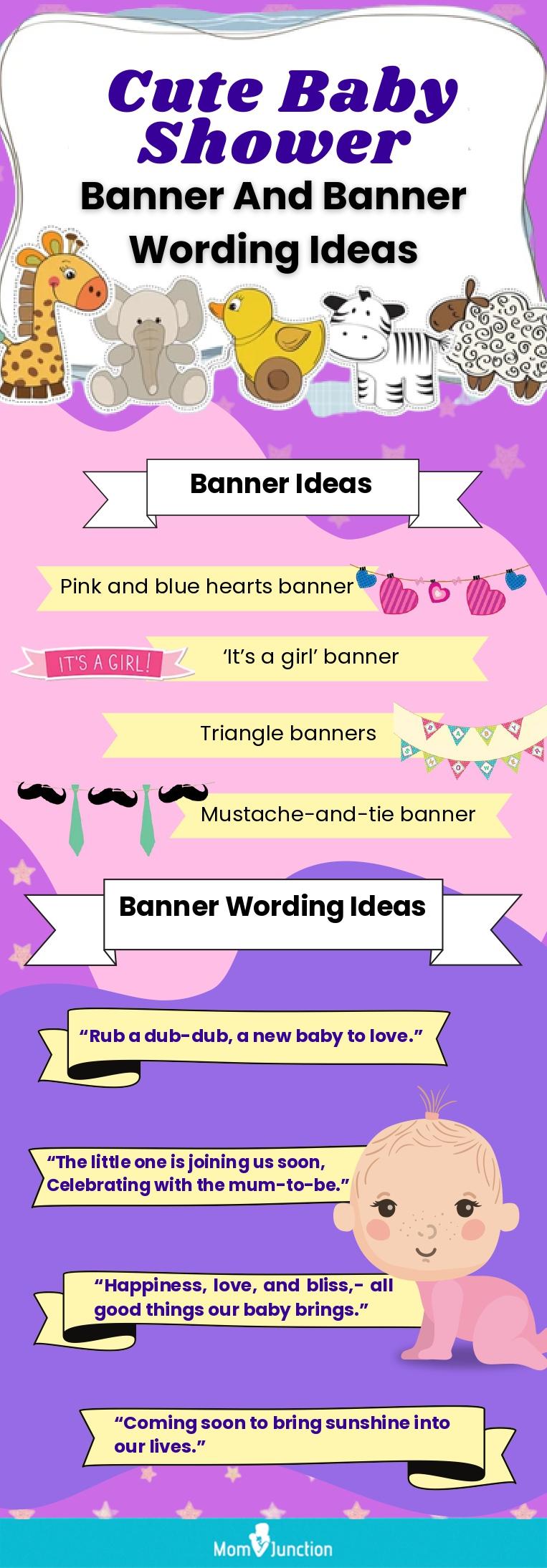 Baby shower banner shop wording ideas