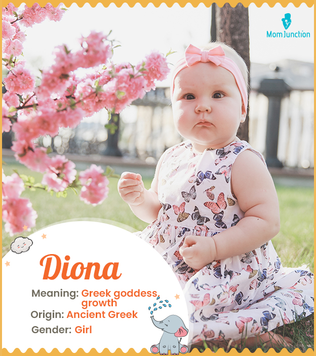 Diona means Greek goddess