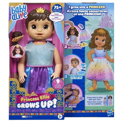 Baby Alive: Princess Ellie Grows Up! 15-Inch Doll Blonde Hair, Blue Eyes  Kids Toy for Boys and Girls