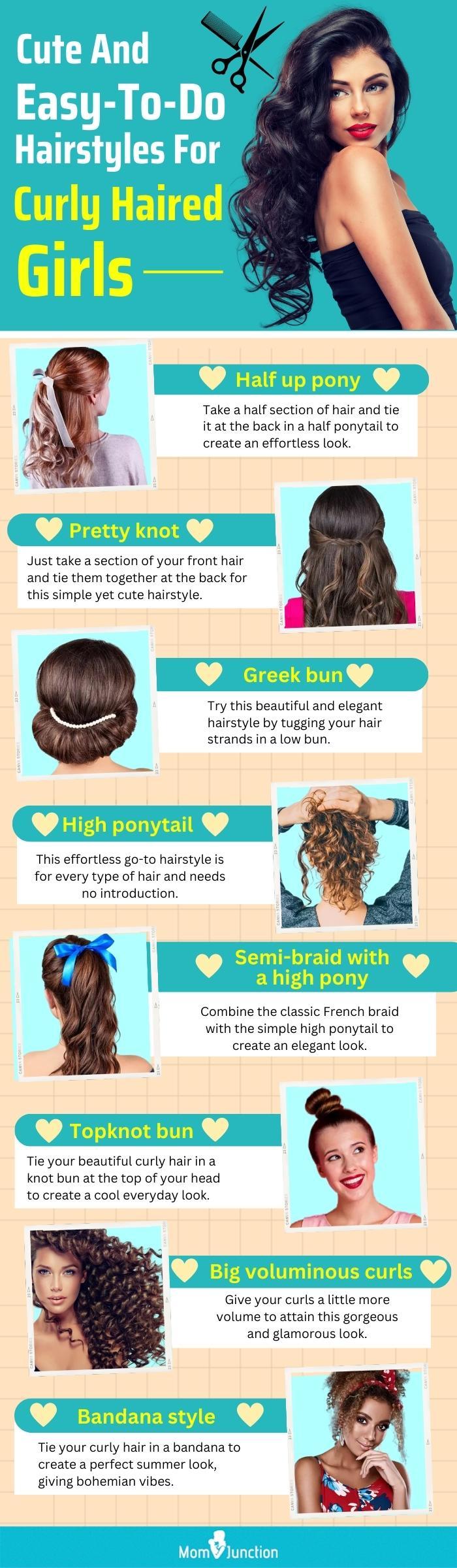 25+ Easy Curly Hairstyles For Girls