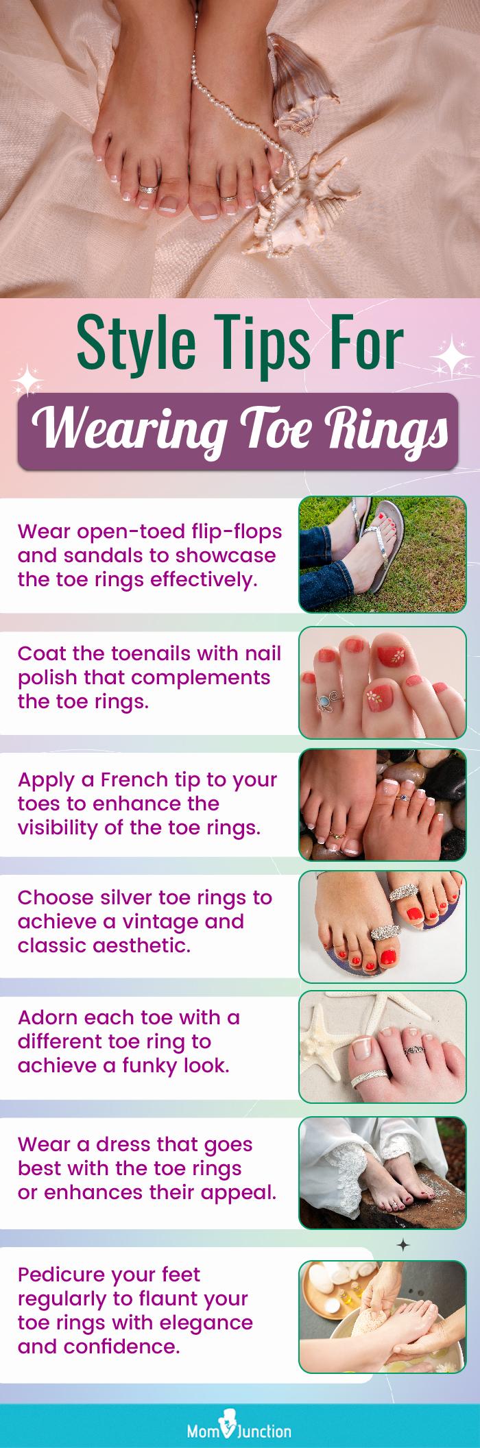 Buy Owning My Candid Conversations Toe Rings In 925 Silver from Shaya by  CaratLane