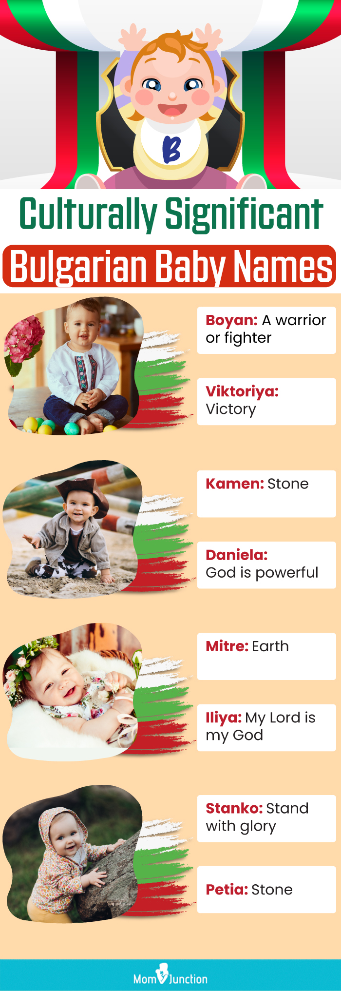 culturally significant bulgarian baby names (infographic)