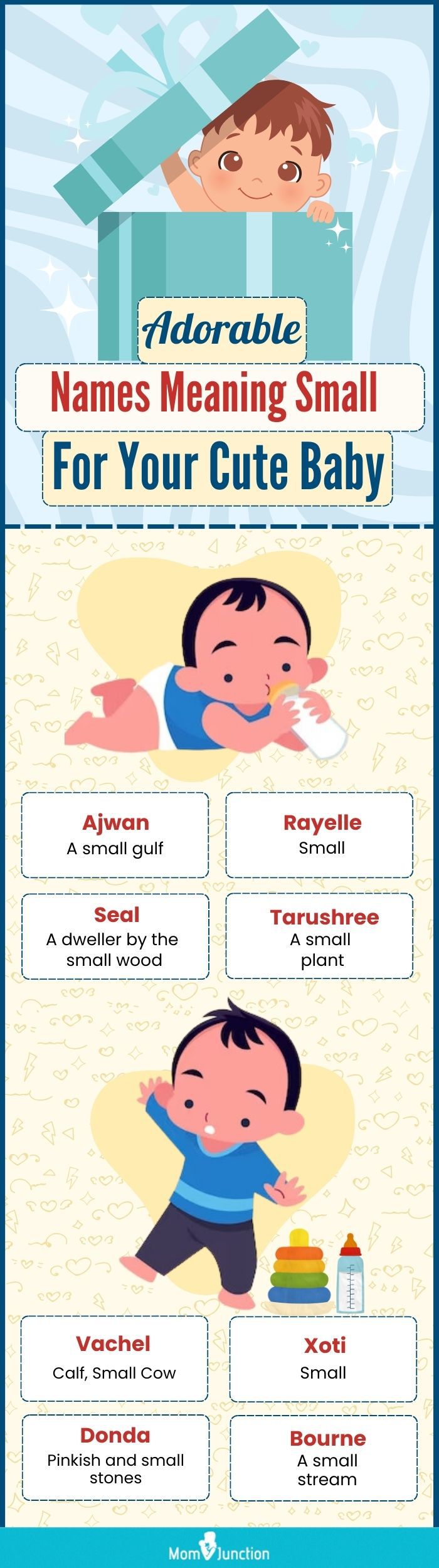 adorable names meaning small for your cute baby (infographic)