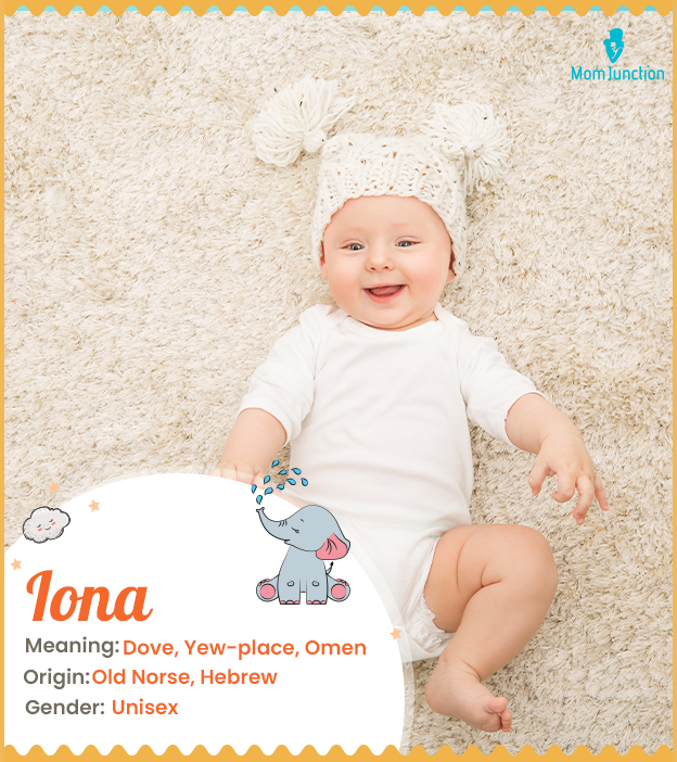 Iona means dove