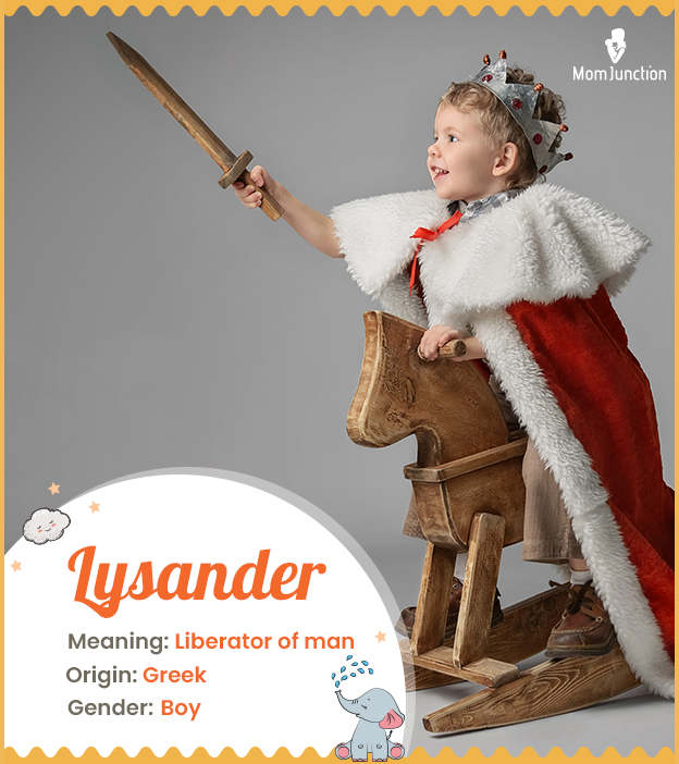 Lysander means liberator of man