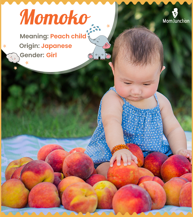 Momoko, meaning peach child