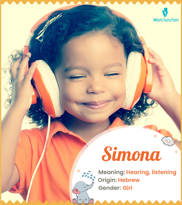 Simona means hearing or listening