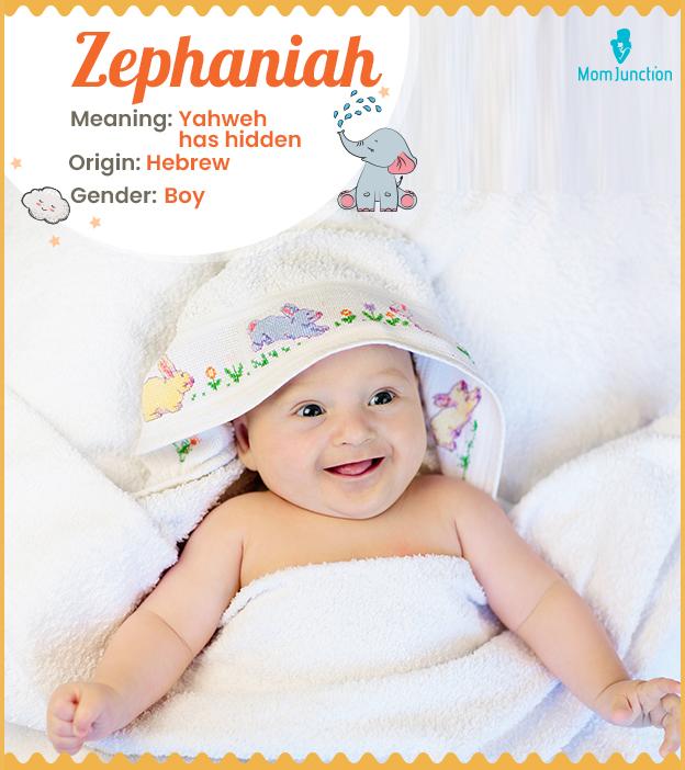 Zephaniah Name, Meaning, Origin, History And Popularity