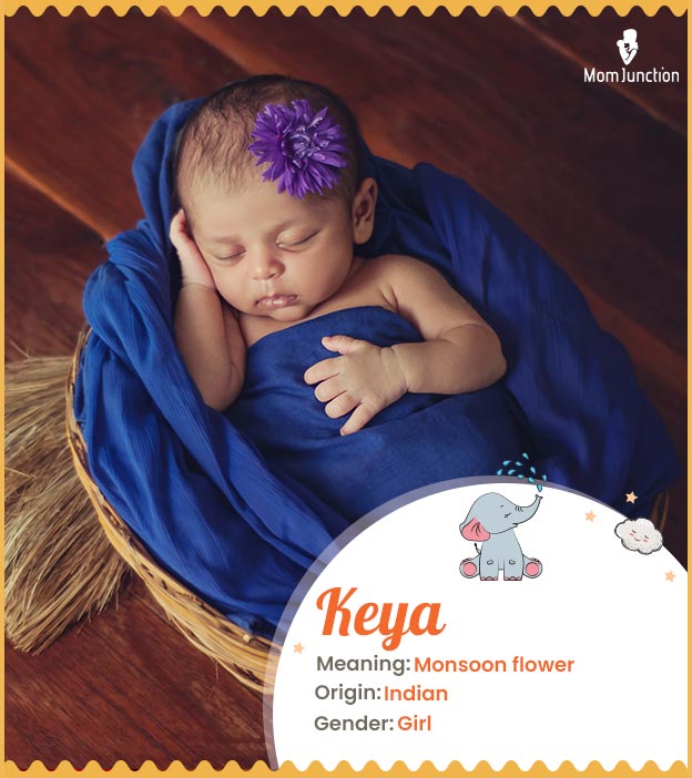 Keya, meaning a monsoon flower