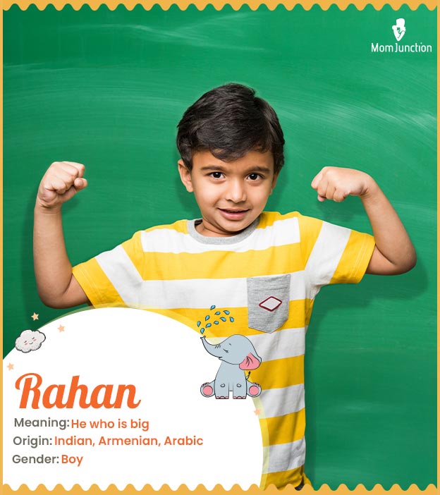 Rahan is a lovely boy name