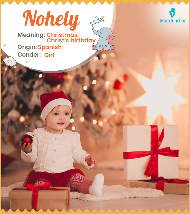 Nohely is associated with Christmas