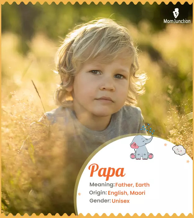 Papa means father