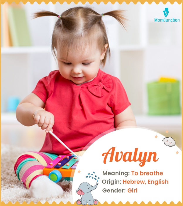 Avalyn, a name for little girls with multicultural roots.